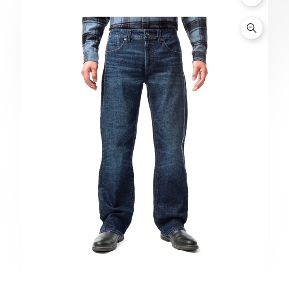 Tk Axel Denim Jeans Mens Dark Blue Obscure Slim Boot Stretch